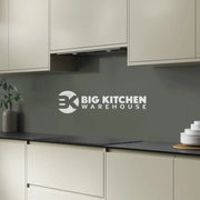 Bushboard Alloy Battleship Grey Aluminium Feature Kitchen Splashback