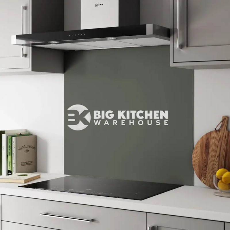 Bushboard Alloy Battleship Grey Aluminium Feature Kitchen Splashback