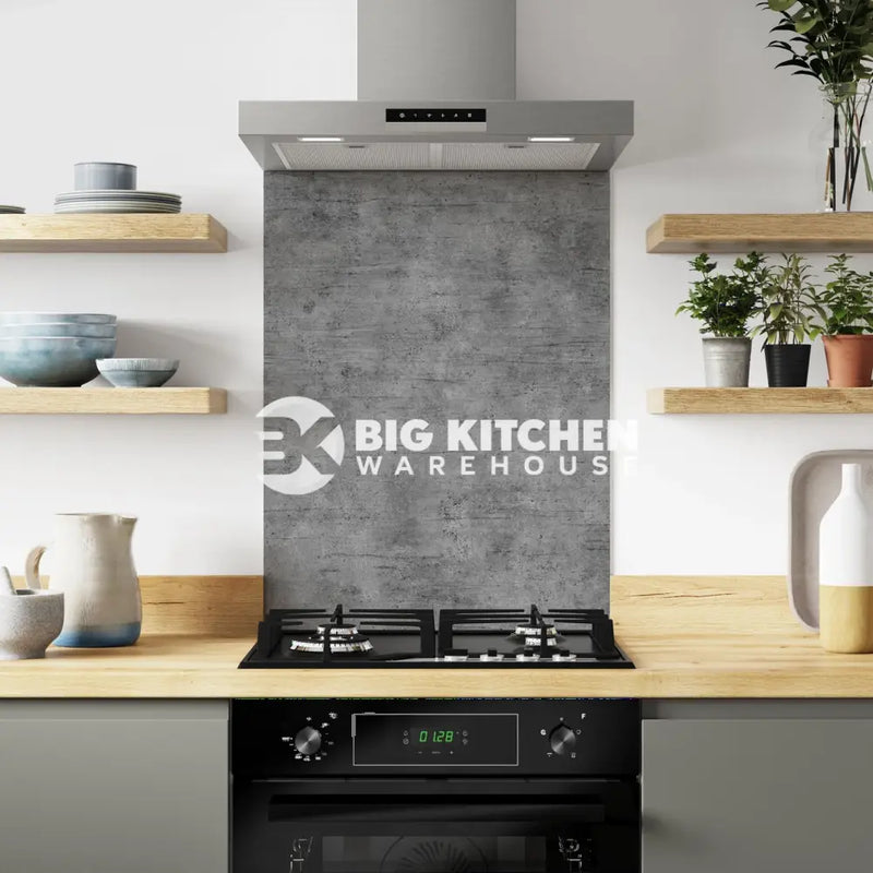 Bushboard Alloy Brooklyn Concrete Aluminium Feature Kitchen Splashback