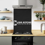 Bushboard Alloy Brushed Carbon Aluminium Feature Kitchen Splashback