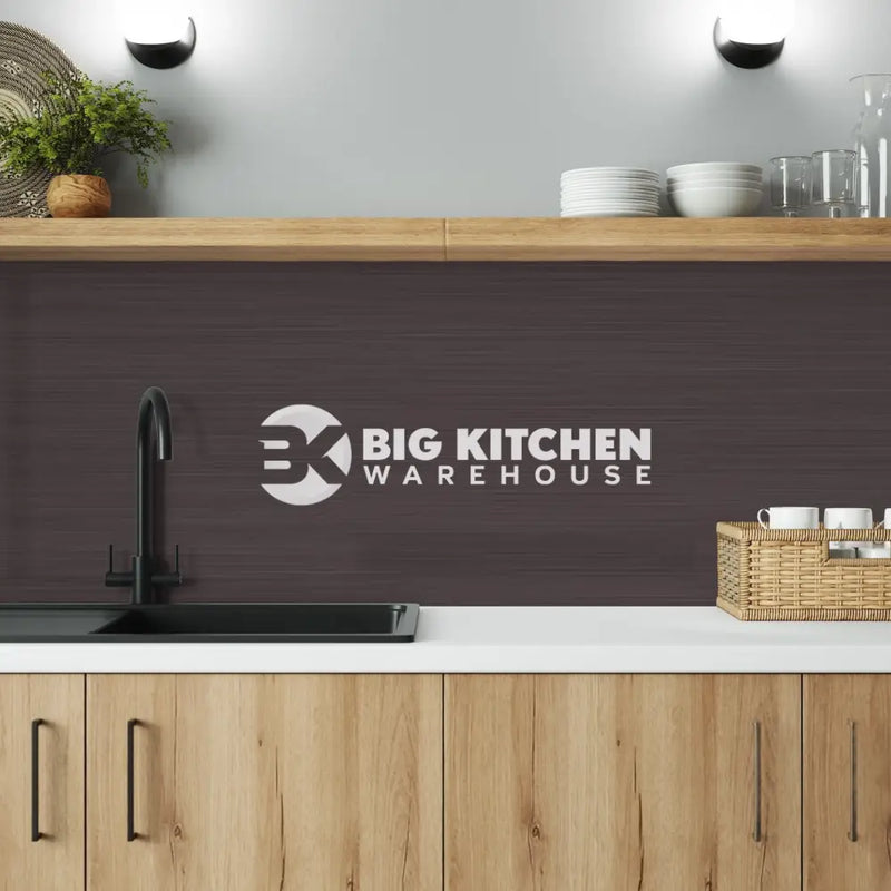 Bushboard Alloy Brushed Copper Aluminium Feature Kitchen Splashback
