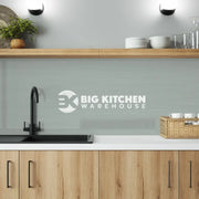 Bushboard Alloy Brushed Steel Aluminium Feature Kitchen Splashback