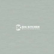 Bushboard Alloy Brushed Steel Aluminium Feature Kitchen Splashback - Standard Hob Panel - 600mm x 800mm x 4mm