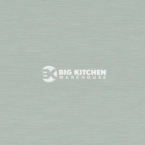 Bushboard Alloy Brushed Steel Aluminium Feature Kitchen Splashback - Standard Hob Panel - 600mm x 800mm x 4mm