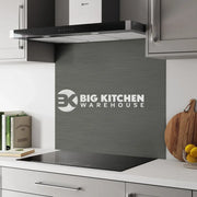 Bushboard Alloy Brushed Titanium Aluminium Feature Kitchen Splashback