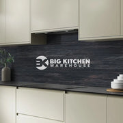 Bushboard Alloy Charred Cedar Aluminium Feature Kitchen Splashback