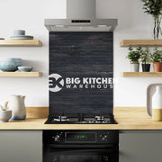 Bushboard Alloy Charred Cedar Aluminium Feature Kitchen Splashback