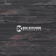 Bushboard Alloy Charred Cedar Aluminium Feature Kitchen Splashback - Standard Hob Panel - 600mm x 800mm x 4mm