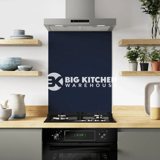 Bushboard Alloy Deep Sea Blue Aluminium Feature Kitchen Splashback