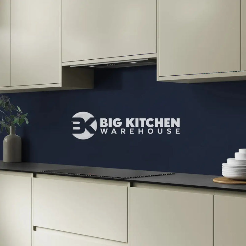 Bushboard Alloy Deep Sea Blue Aluminium Feature Kitchen Splashback
