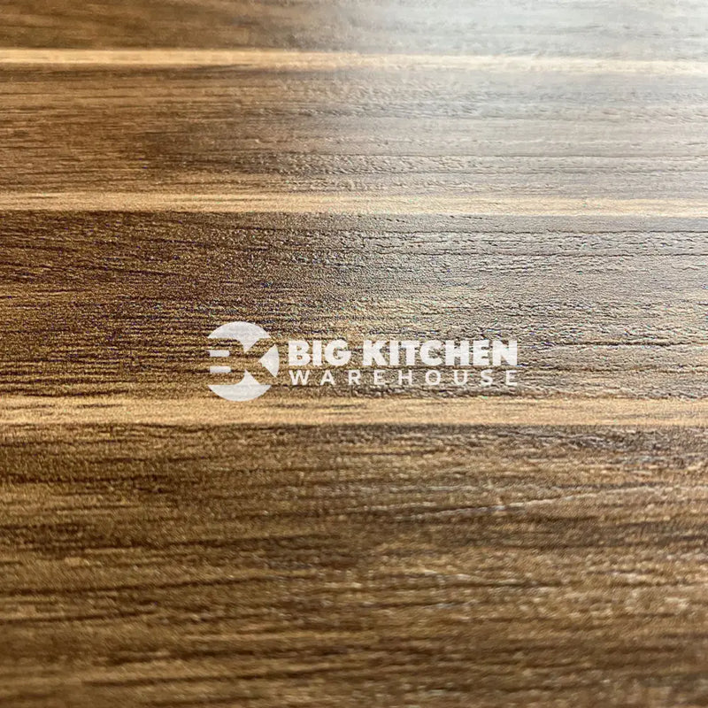 Bushboard Alloy Fluted Oak Aluminium Feature Kitchen Splashback