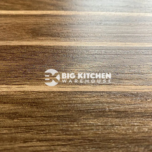 Bushboard Alloy Fluted Oak Aluminium Feature Kitchen Splashback