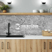 Bushboard Alloy Fossil Marble Aluminium Feature Kitchen Splashback