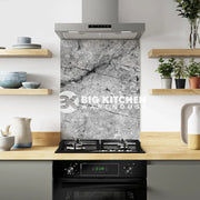 Bushboard Alloy Fossil Marble Aluminium Feature Kitchen Splashback