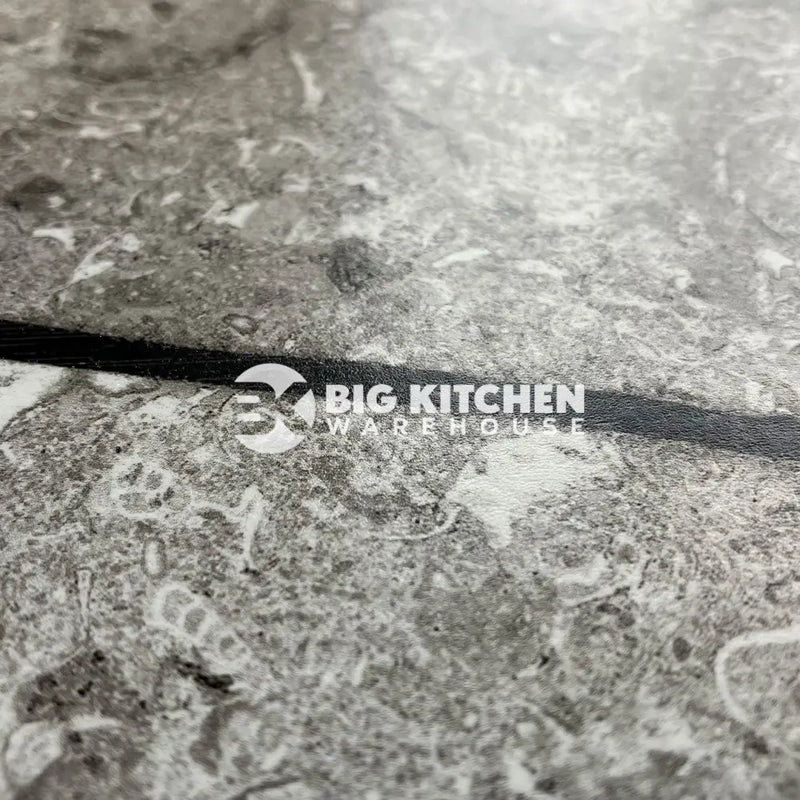 Bushboard Alloy Fossil Marble Aluminium Feature Kitchen Splashback