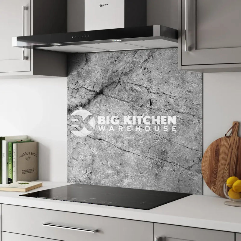 Bushboard Alloy Fossil Marble Aluminium Feature Kitchen Splashback