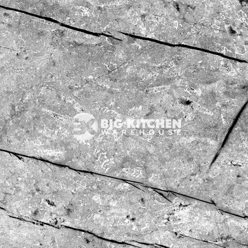 Bushboard Alloy Fossil Marble Aluminium Feature Kitchen Splashback - Standard Hob Panel - 600mm x 800mm x 4mm