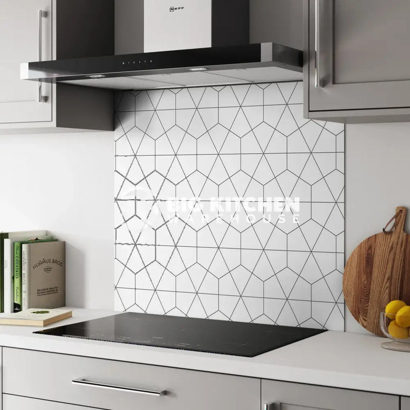 Bushboard Alloy Geometry Aluminium Feature Kitchen Splashback