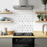 Bushboard Alloy Geometry Aluminium Feature Kitchen Splashback