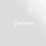 Bushboard Alloy Glacier White Aluminium Feature Kitchen Splashback - Standard Hob Panel - 600mm x 800mm x 4mm
