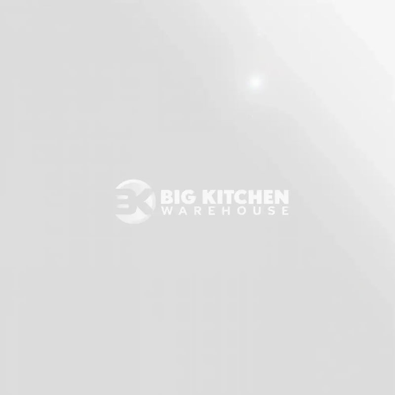 Bushboard Alloy Glacier White Aluminium Feature Kitchen Splashback - Standard Hob Panel - 600mm x 800mm x 4mm