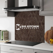 Bushboard Alloy Heritage Walnut Aluminium Feature Kitchen Splashback