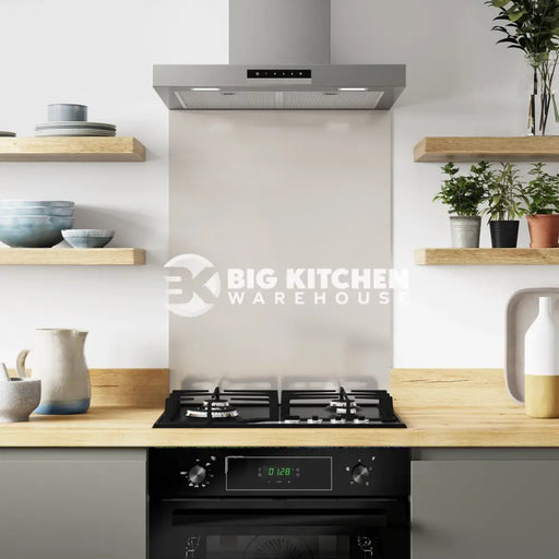 Bushboard Alloy Malibu Grey Aluminium Feature Kitchen Splashback
