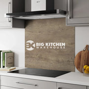 Bushboard Alloy Nordic Oak Aluminium Feature Kitchen Splashback