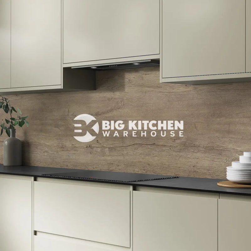 Bushboard Alloy Nordic Oak Aluminium Feature Kitchen Splashback