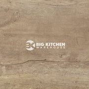 Bushboard Alloy Nordic Oak Aluminium Feature Kitchen Splashback - Standard Hob Panel - 600mm x 800mm x 4mm