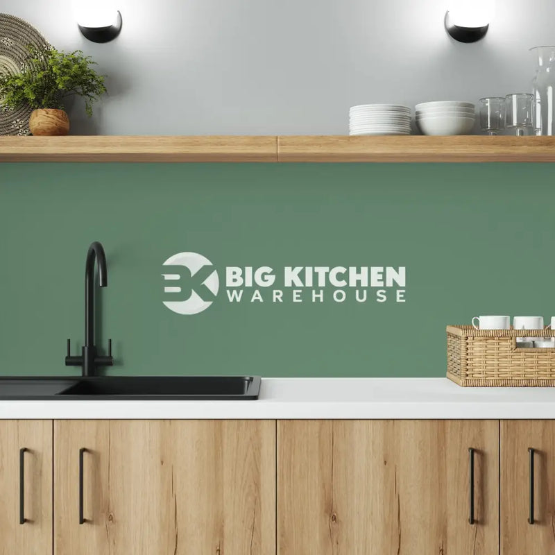 Bushboard Alloy Seafoam Green Aluminium Feature Kitchen Splashback