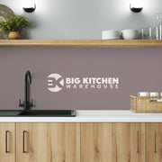Bushboard Alloy Smoked Rose Aluminium Feature Kitchen Splashback
