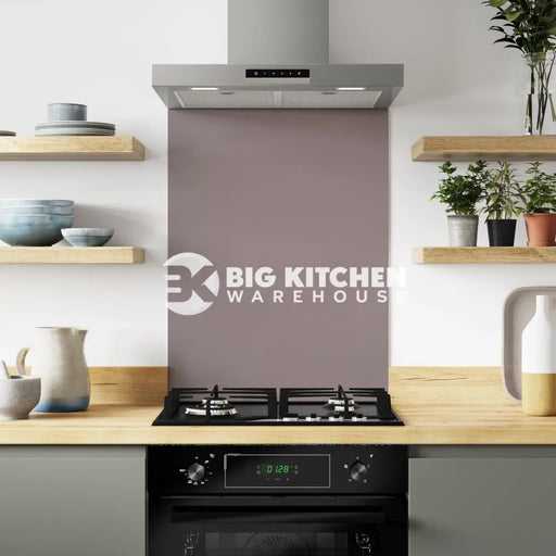 Bushboard Alloy Smoked Rose Aluminium Feature Kitchen Splashback