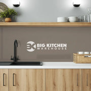 Bushboard Alloy Terra Grey Aluminium Feature Kitchen Splashback