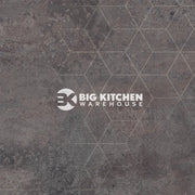 Bushboard Alloy Urban Steel Aluminium Feature Kitchen Splashback - Standard Hob Panel - 600mm x 800mm x 4mm