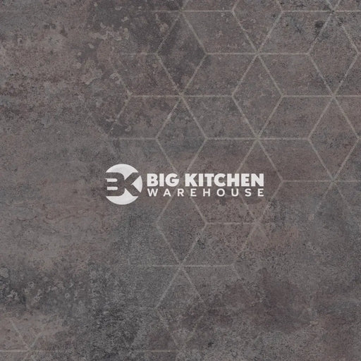 Bushboard Alloy Urban Steel Aluminium Feature Kitchen Splashback - Standard Hob Panel - 600mm x 800mm x 4mm