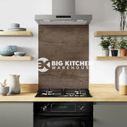 Bushboard Alloy Viking Oak Aluminium Feature Kitchen Splashback