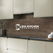 Bushboard Alloy Viking Oak Aluminium Feature Kitchen Splashback