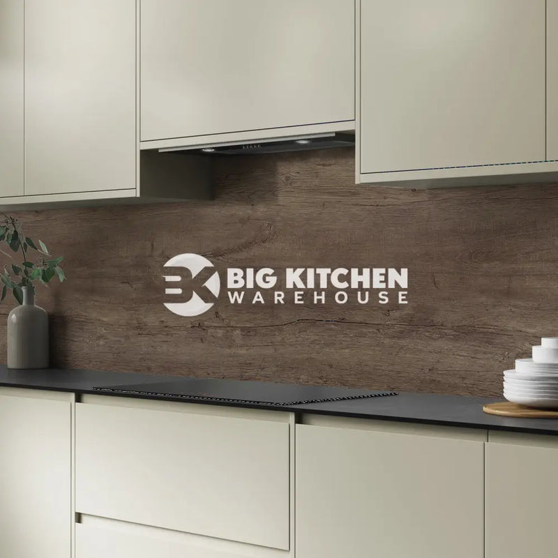 Bushboard Alloy Viking Oak Aluminium Feature Kitchen Splashback