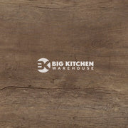Bushboard Alloy Viking Oak Aluminium Feature Kitchen Splashback - Standard Hob Panel - 600mm x 800mm x 4mm