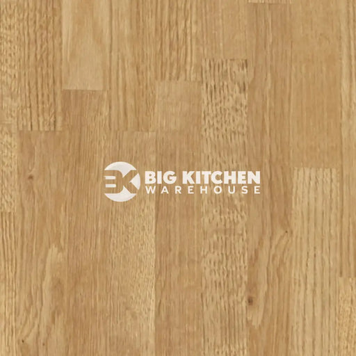 Bushboard Omega Classic Natural Blocked Oak Kitchen Worktops Matt Finish - 3mtr x 100mm x 20mm Upstand