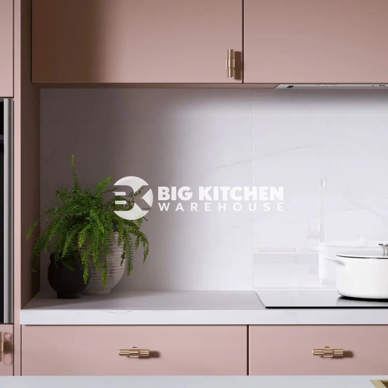 Bushboard Omega Modern Paros Marble Kitchen Worktops Matt Finish