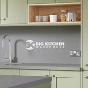 Bushboard Options Pewter Dust Kitchen Worktops (Matt Finish) - 3mtr x 100mm x 20mm Upstand