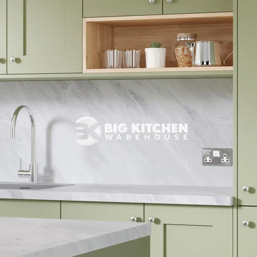 Bushboard Options Sirocco Marble Kitchen Worktops (Matt Finish) - 3mtr x 100mm x 20mm Upstand