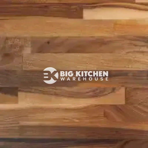 Deterra Solid Walnut Real Wood Kitchen Worktops 27mm (T)