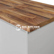 Deterra Solid Walnut Real Wood Kitchen Worktops 40Mm (T)