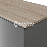 Duropal Kitchen Worktops R20039RT Sonoma Oak Grey - Square Edge - Rustic Wood Finish Square Edge Worktop- 4100mm x
