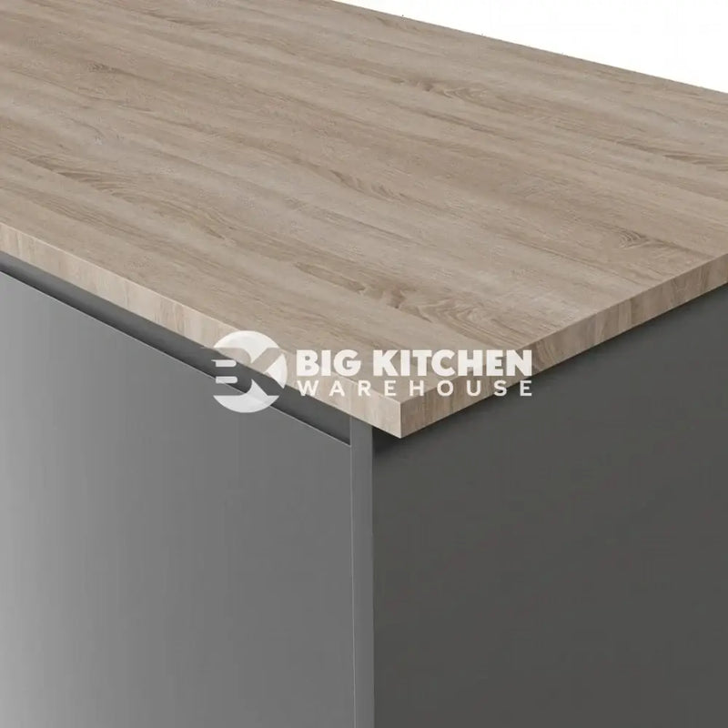 Duropal Kitchen Worktops R20039RT Sonoma Oak Grey - Square Edge - Rustic Wood Finish Square Edge Worktop- 4100mm x