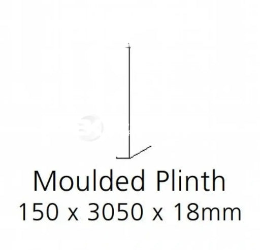 Fenton Painted (Laser Edged) Slab Black- Replacement Kitchen Doors (Trims & Accessories) - Accessories - 2.8mtr Plinth