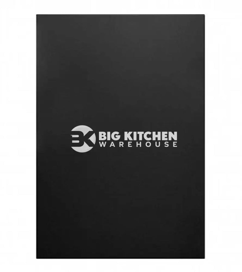 Fenton Painted (Laser Edged) Slab Black- Replacement Kitchen Drawer Front (140mm High) - 297mm Wide